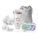 BRAUN 9-970 Silk Epil Senso Smart Skin Spa Wet & Dry με 13 αξεσουάρ White-RoseGold (4210201190424)