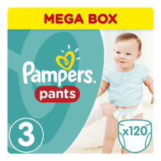 Pampers Pants Size 3 (6-11 Kg) Mega Box 120 τμχ