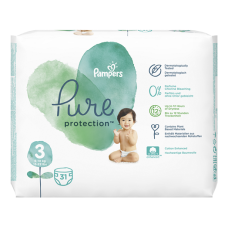 PAMPERS Pure Protection Size 3 (6-10 Kg) 31 τμχ